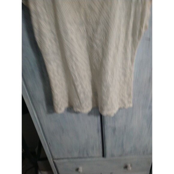 Lauren Ralph Lauren Lace Top Cream Lrg Boho Cottagecore Feminine Y2k Vintage - Picture 12 of 12